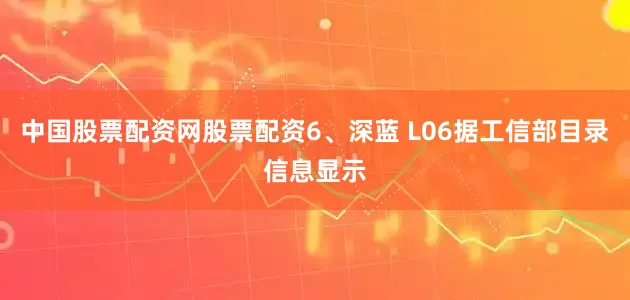 中国股票配资网股票配资6、深蓝 L06据工信部目录信息显示